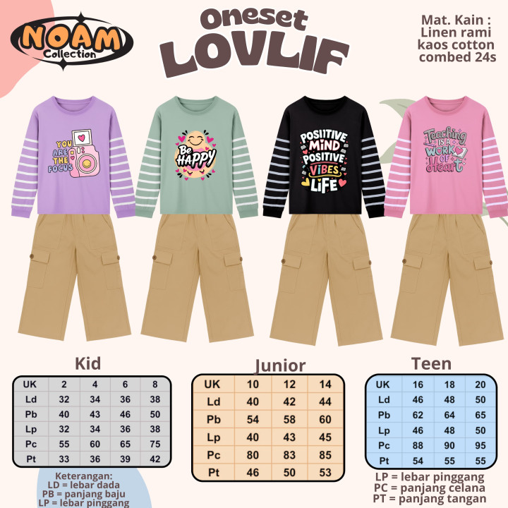 PO ONESET LOVLIF (KIDS & JUN) BY NOAM