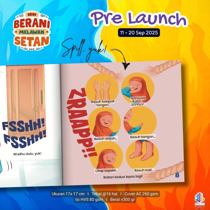 PO BUKU SERI BERANI MELAWAN SETAN BY MAALIK KIDS