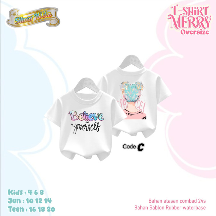 PO T-SHIRT OVERSIZE MERRY BY SILVERKIDS
