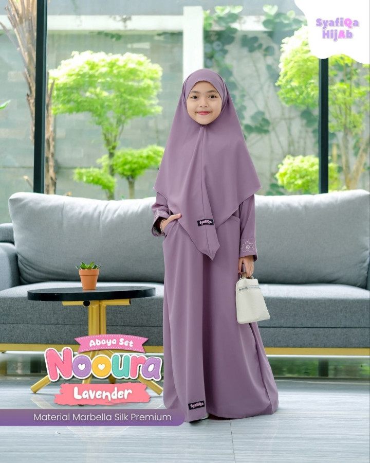 PO ABAYA SET NOURA BY SYAFIQA HIJAB