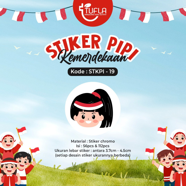FAST PO STIKER PIPI KEMERDEKAAN