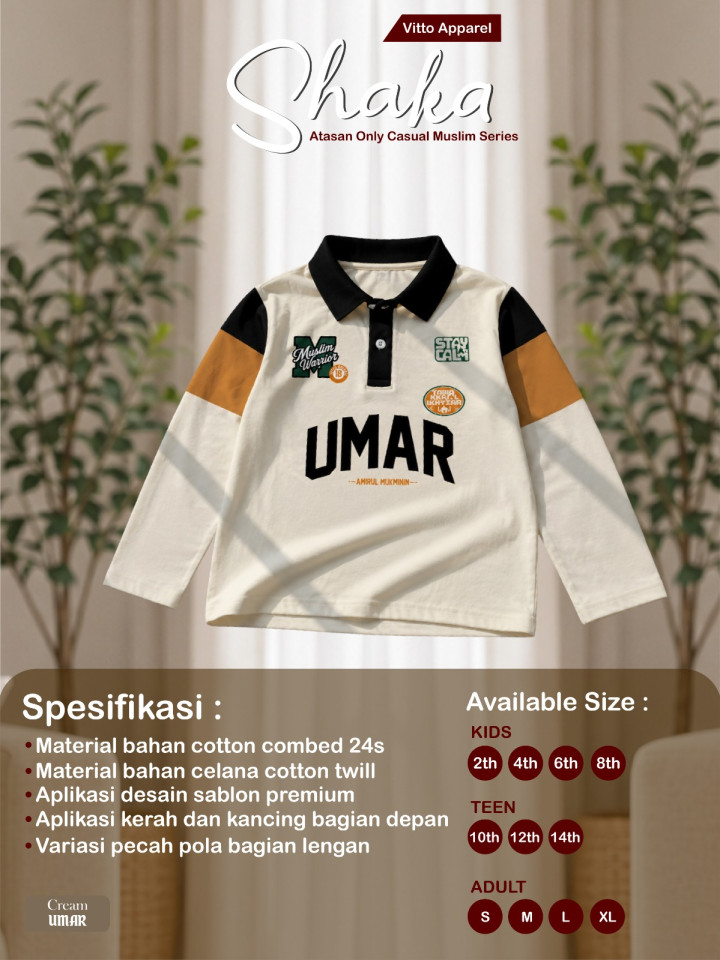 PO SAKHA ATASAN ONLY CASUAL MUSTIM SERIES BY VITTO APPAREL