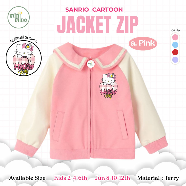 PO SANRIO CARTOON JACKET ZIP BY MINIMINE