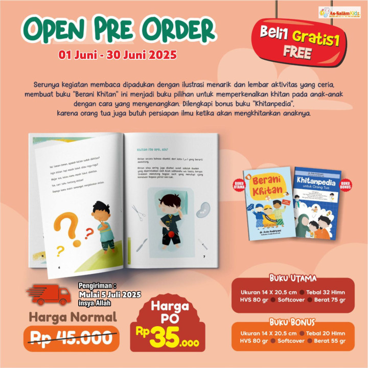 BUKU BERANI KHITAN - AS SALAM KIDS