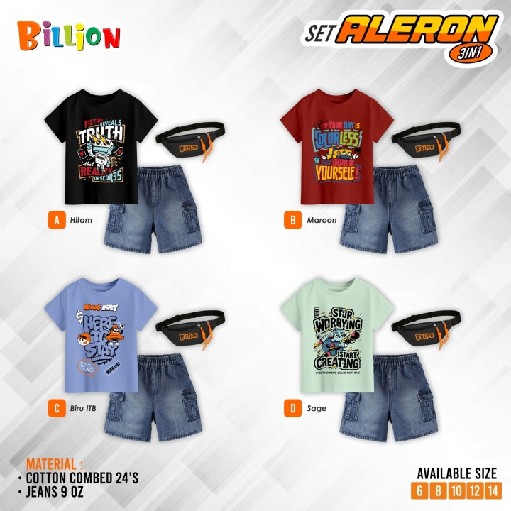 PO SET ALERON 3IN1 BY BILLION