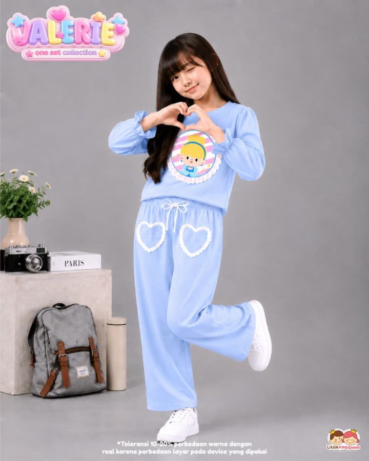 PO SET  VALERIE COLLECTION BY LITTLE KING QUEEN