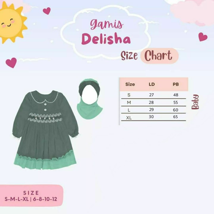 GAMIS DELISHA BY ATHARIZZ