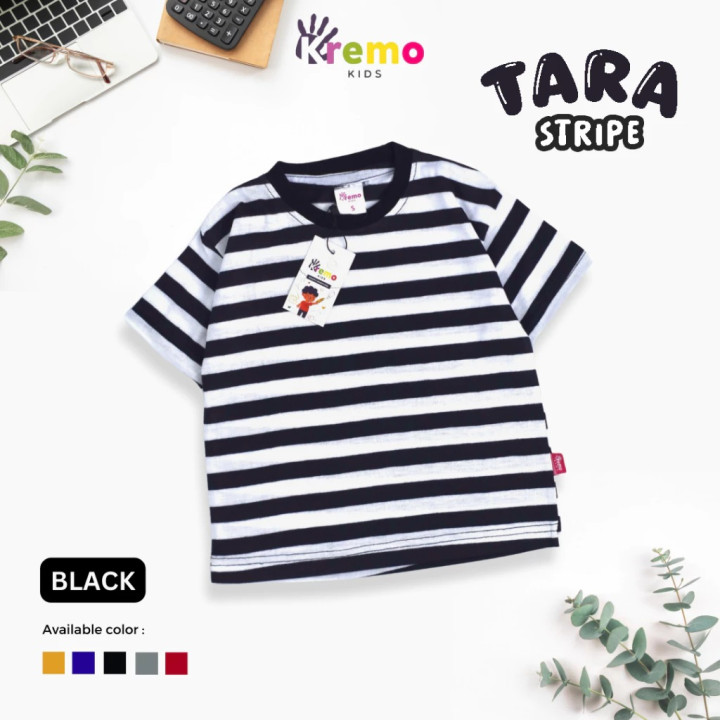 FAST PO TARA STRIPE T-SHIRT