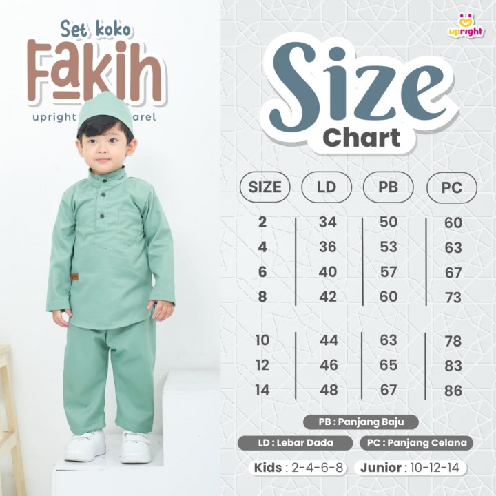 PO SET KOKO FAKIH BY UPRIGHT KIDS