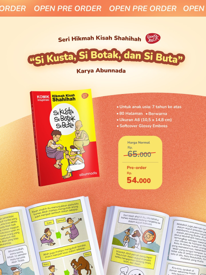PO PUSTAKA SAWO KECIK, KOMIK INSPIRASI ANAK KARYA ABUNNADA