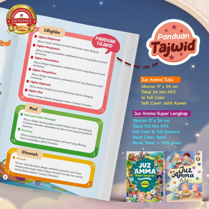 PO PAKET JUZ AMMA SUPER LENGKAP (BONUS ATK)