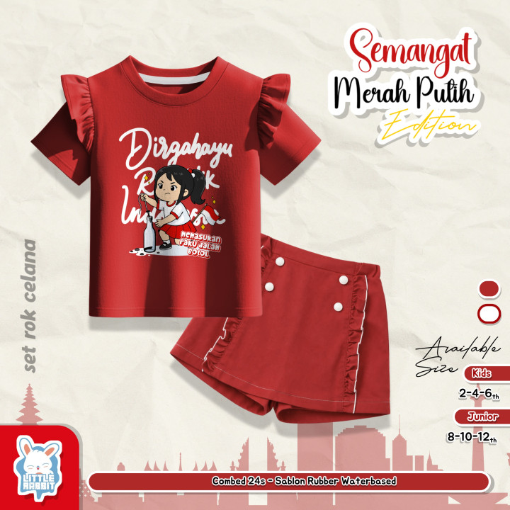 PO LITTLE RABBIT - SEMANGAT MERAH PUTIH EDITION