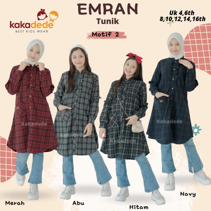 EMRAN TUNIK FLANEL MOTIF 2