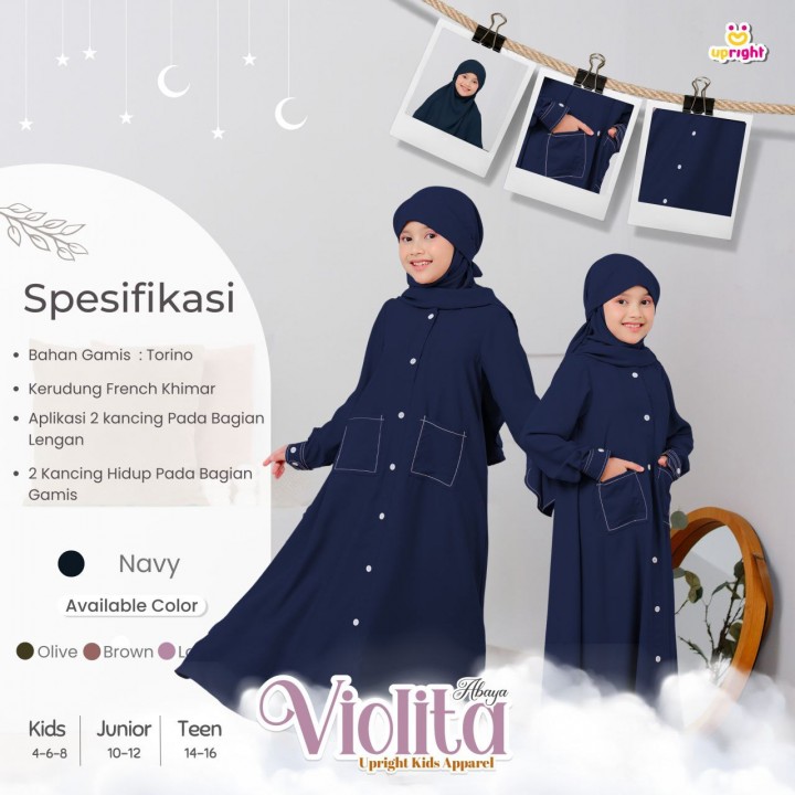 PO ABAYA VIOLITA BY UPRIGHT KIDS APPAREL