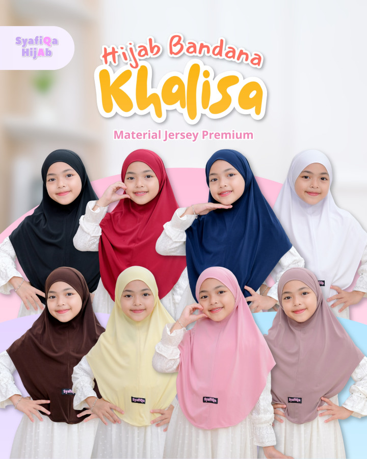 FAST PO KHALISA HIJAB BANDANA BY SYAFIQA