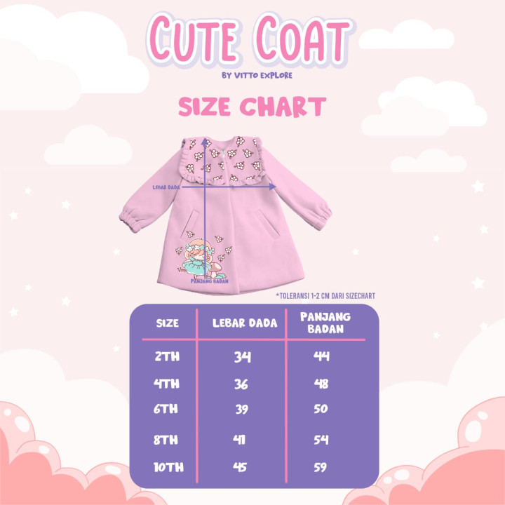 PO CUTE COAT JACKET BY VITTO EXPLORE