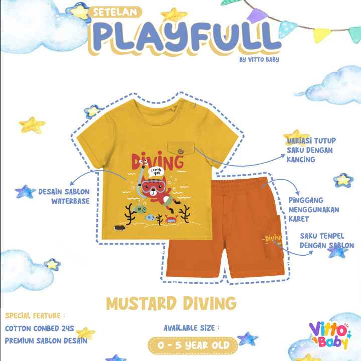 PO SETELAN PLAYFULL BY VITTO BABY