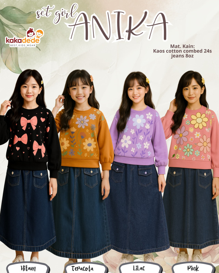 PO SET GIRL ANIKA (KIDS) BY KAKADEDE