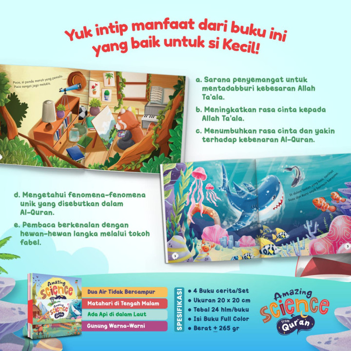 PO BUKU AMAZING SCIENCE FROM QURAN BY ZIYADBOOKS