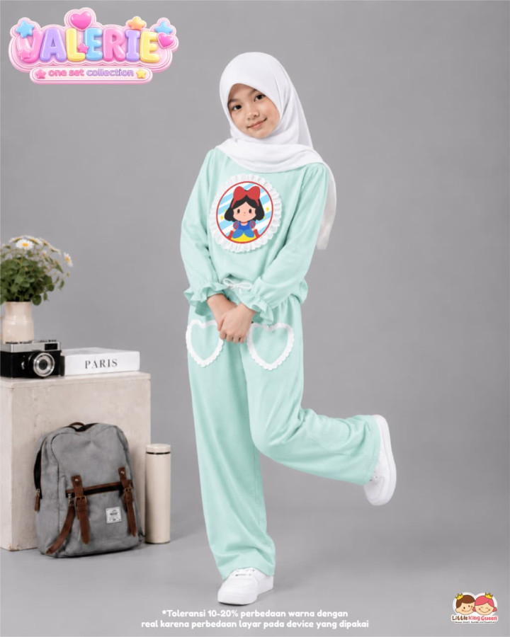 PO SET  VALERIE COLLECTION BY LITTLE KING QUEEN
