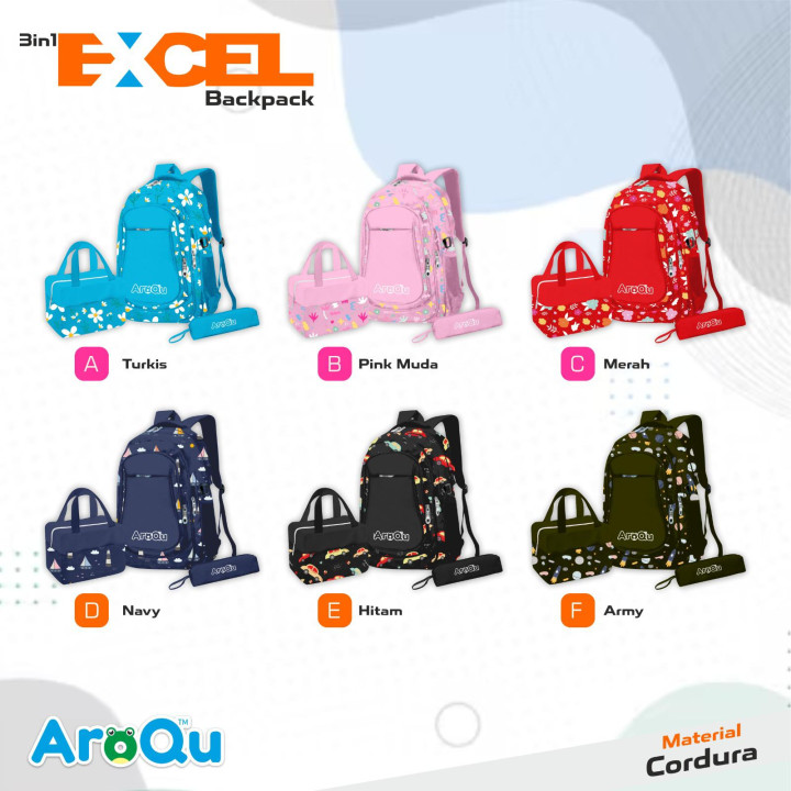 EXCEL BACKPACK 3IN1 by AroQu