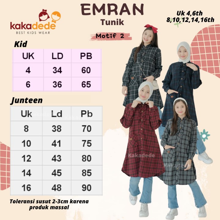 EMRAN TUNIK FLANEL MOTIF 2
