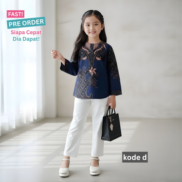 FAST PO ADEEVA BATIK ANAK PEREMPUAN