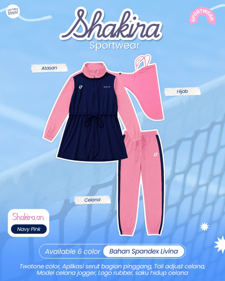 PO SHAKIRA SPORTWEAR BY UPRIGHT