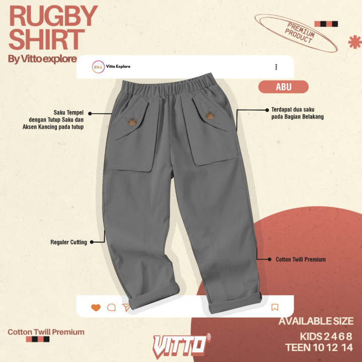 PO CELANA ONLY RUGBY SHIRT BY VITTO
