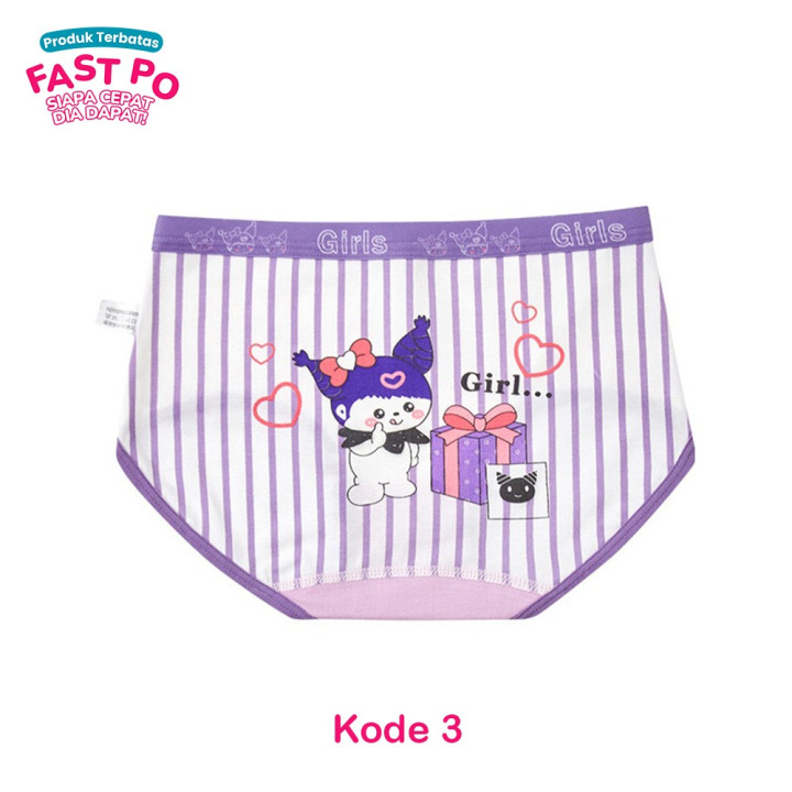 FAST PO SHIZUKA GIRL UNDERWEAR (KUROMI SERIES)