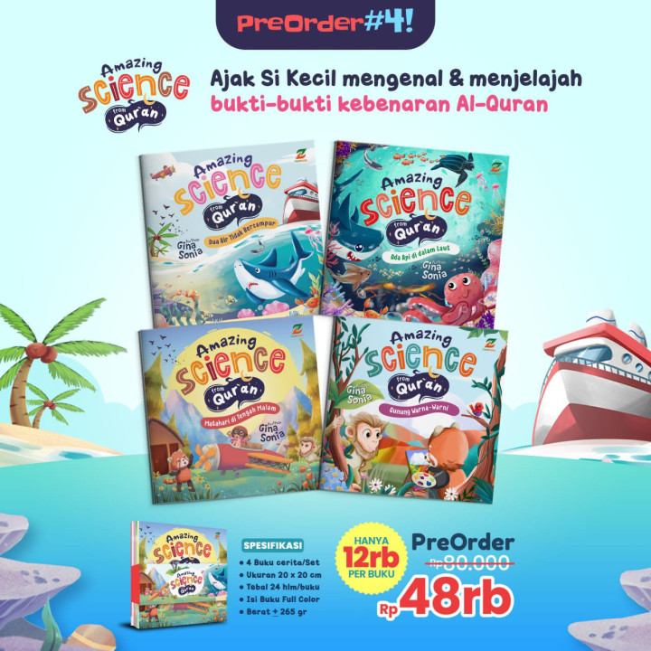 PO BUKU AMAZING SCIENCE FROM QURAN BY ZIYADBOOKS