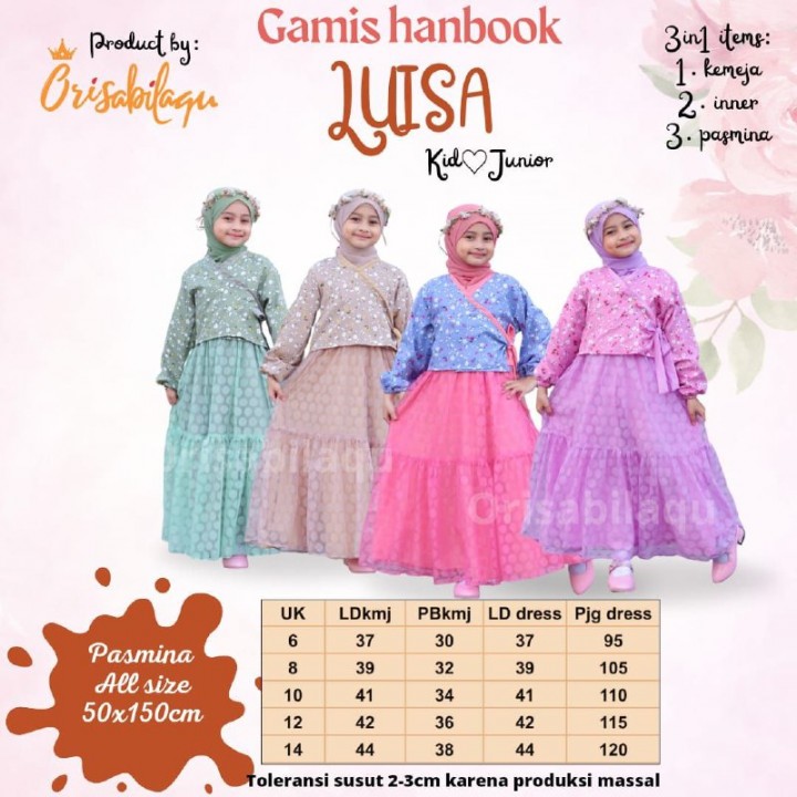GAMIS LUISA HANBOOK TUTU BY ORISABILAQU