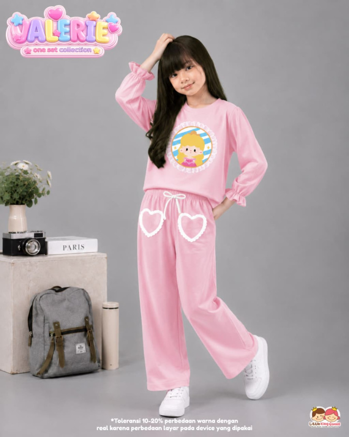 PO SET  VALERIE COLLECTION BY LITTLE KING QUEEN