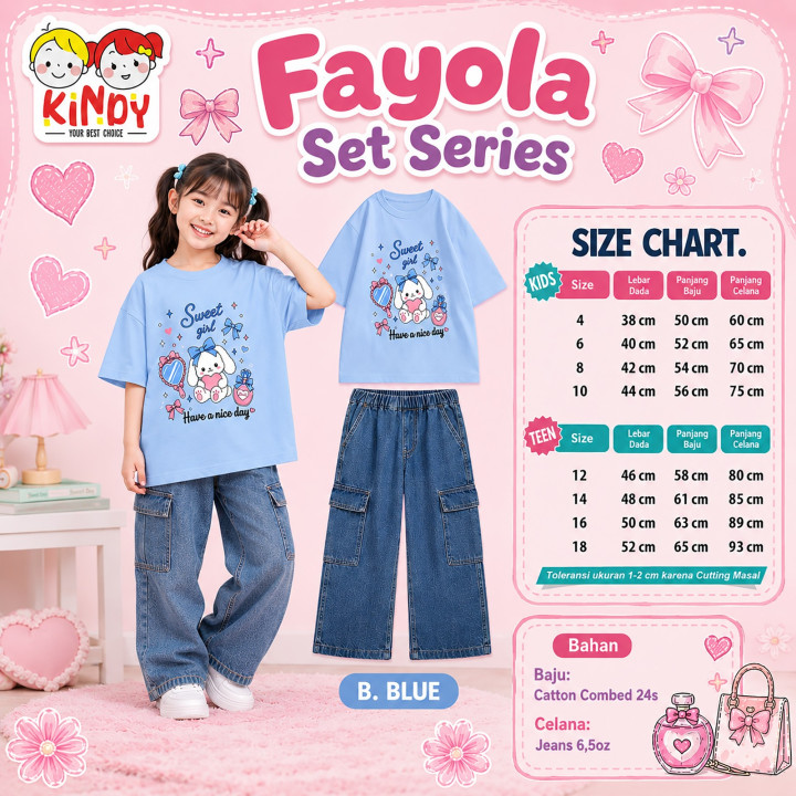 PO FAYOLA SET BY KINDY KIDSWEAR