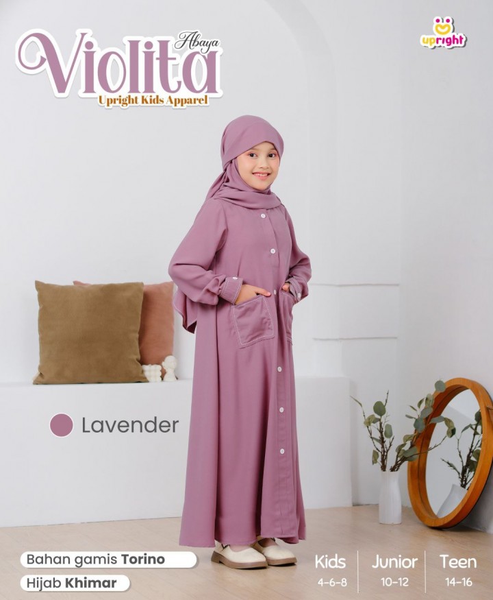 PO ABAYA VIOLITA BY UPRIGHT KIDS APPAREL