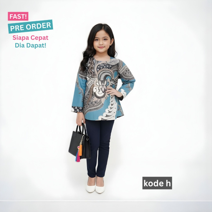 FAST PO ADEEVA BATIK ANAK PEREMPUAN