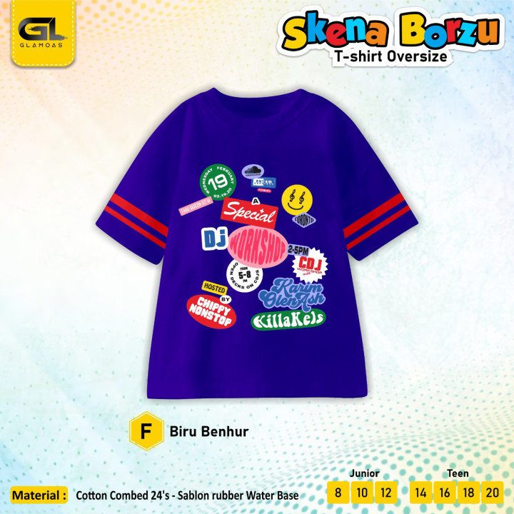 PO TSHIRT SKENA BORZU BY GLAMOAS