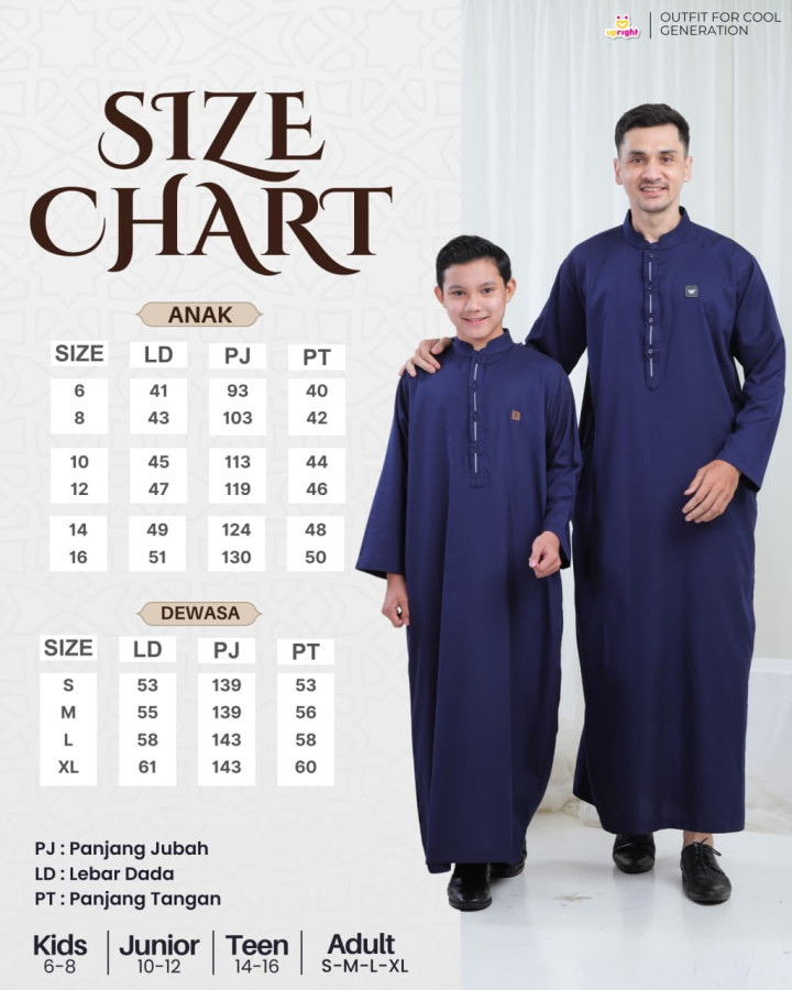 PO JUBAH ARSYAD BY UPRIGHT
