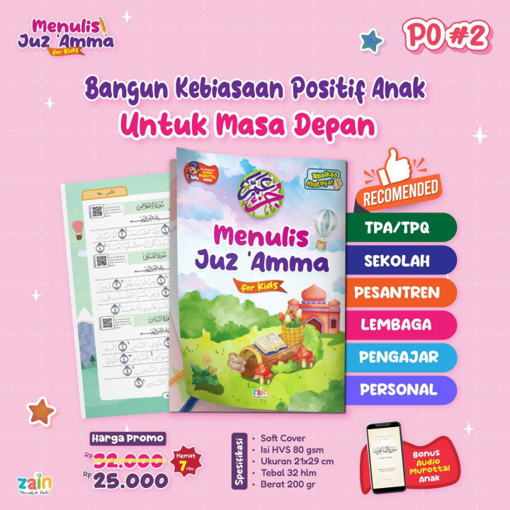 PO BUKU MENULIS JUZ AMMA FOR KIDS