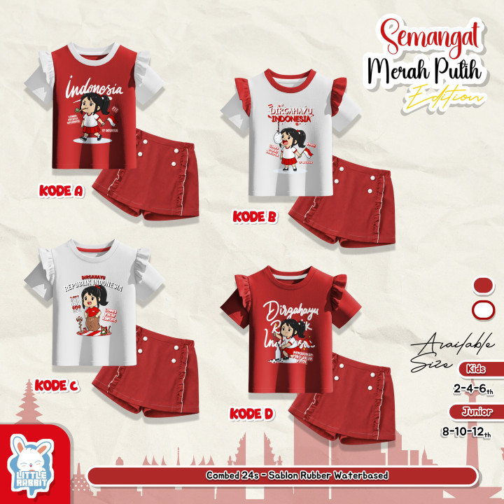 PO LITTLE RABBIT - SEMANGAT MERAH PUTIH EDITION