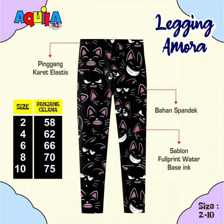 LEGGING AMORA BY AQUILA KIDS