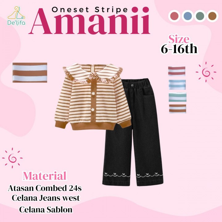 PO ONESET STRIPED AMMANI BY DE LIFA