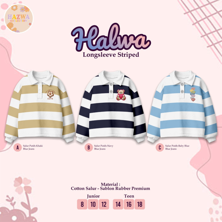 PO LONG SLEEVE SALUR HALWA BY HAZWA