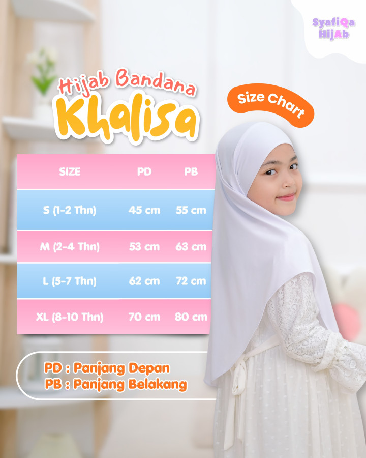 FAST PO KHALISA HIJAB BANDANA BY SYAFIQA