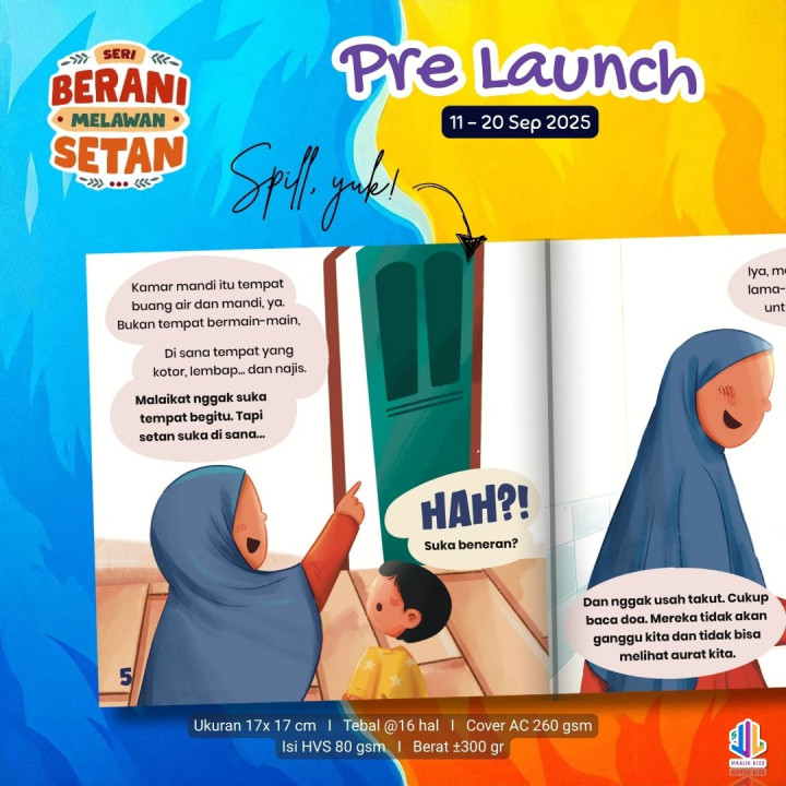 PO BUKU SERI BERANI MELAWAN SETAN BY MAALIK KIDS
