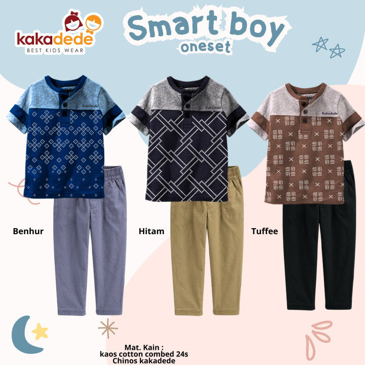 PO SMART BOY ONESET (TEEN) BY KAKADEDE