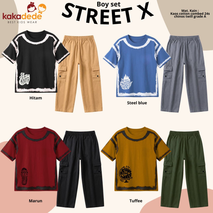 PO BOY SET STREET X (JUNTEEN) BY KAKADEDE 
