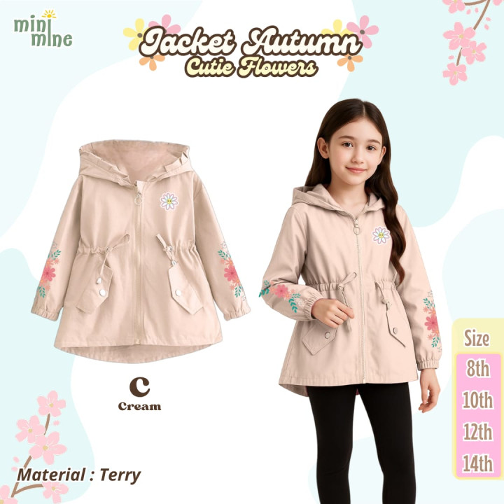 PO JACKET AUTUMN CUTIE FLOWER BY MINIMINE