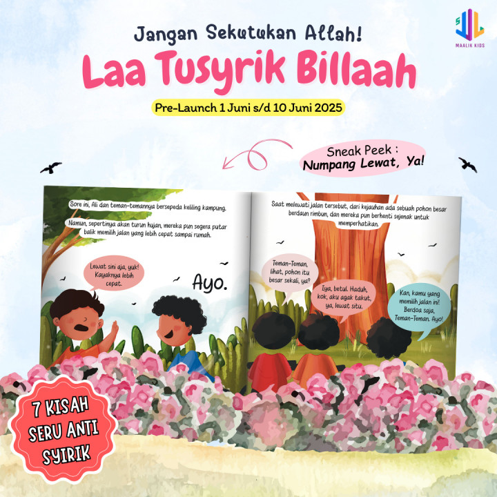 PO BUKU SERIAL TAUHID : LAA TUSYRIK BILLAH (Pre Order 11-30 Juni)