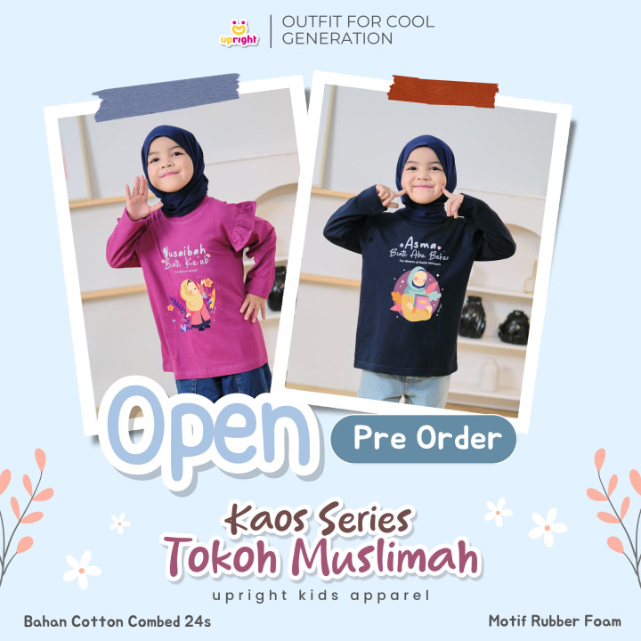 PO KAOS SERIES TOKOH MUSLIMAH BY UPRIGHT